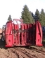hydraulicly operated 105-inch red Boss from Tree Equipment Design